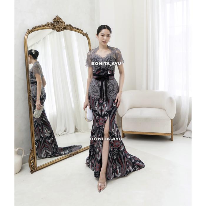 Setelan Kebaya Semiprancis Amora Etnik Bonita ayu | kebaya modern kebaya semiprancis kebaya modern w