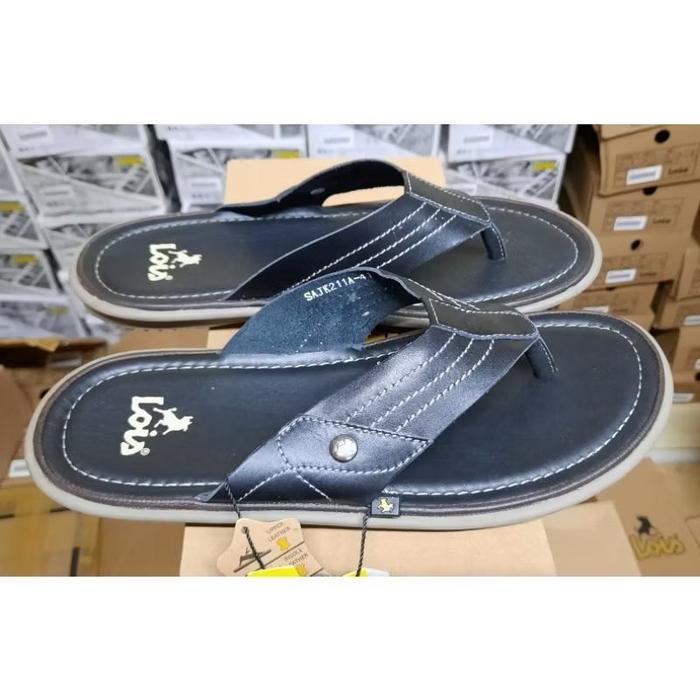 SAJK211A - SENDAL JEPIT KULIT PRIA LOIS ORIGINAL | SANDAL KULIT LOIS JEANS