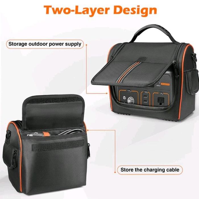 Tas Penyimpanan Aksesoris untuk Jackery Portable Power Station Explorer 500 518 WH tas Selempang Pr