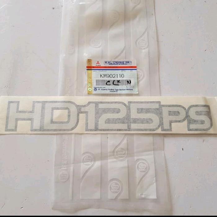 Emblem / Logo / Stiker / Sticker HD125PS Mobil PS Canter Original Mitsubishi KTB