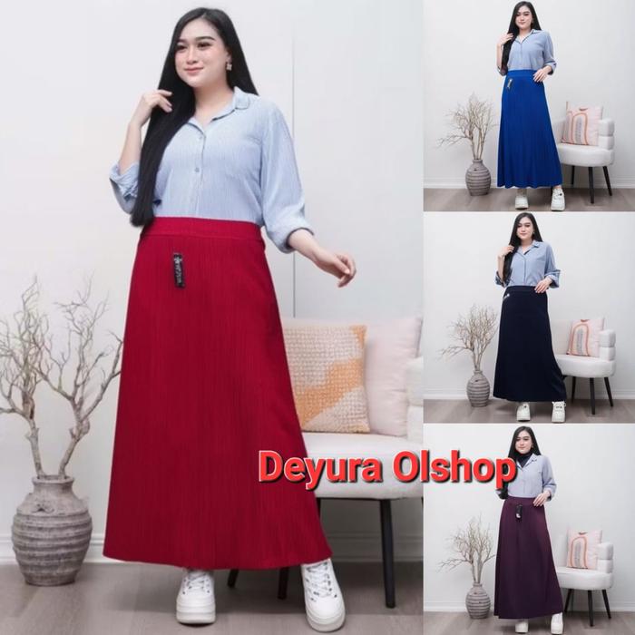 Rok Panjang dewasa Model A  bahan babat tebal