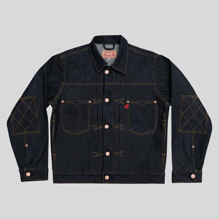 Carnivores Soul - VICTORY Double Elbow Denim jacket - 13,75 Oz Selvedge Denim