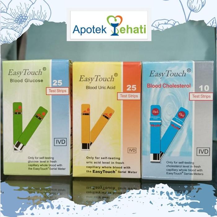 STRIP EASY TOUCH GULA DARAH / ASAM URAT / KOLESTEROL