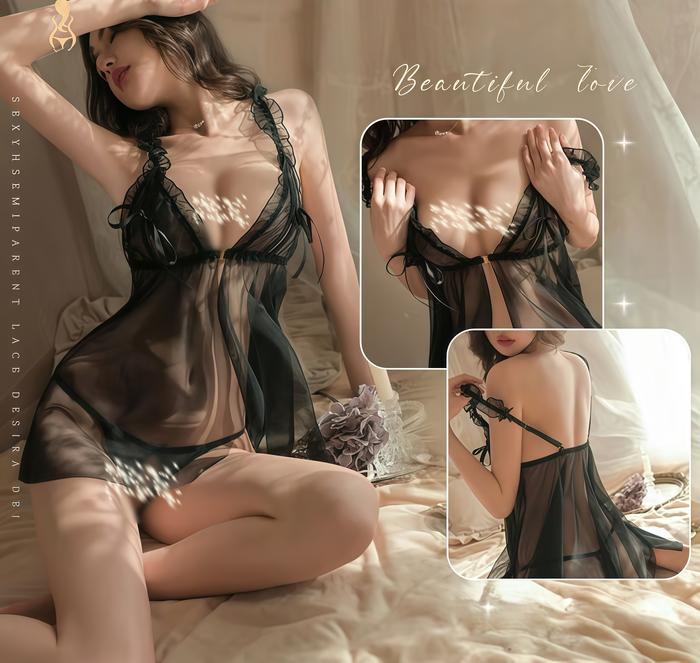 Dress Transparan Baju Tidur Wanita / Sexy Wanita / Baju Tidur Haram Wanita