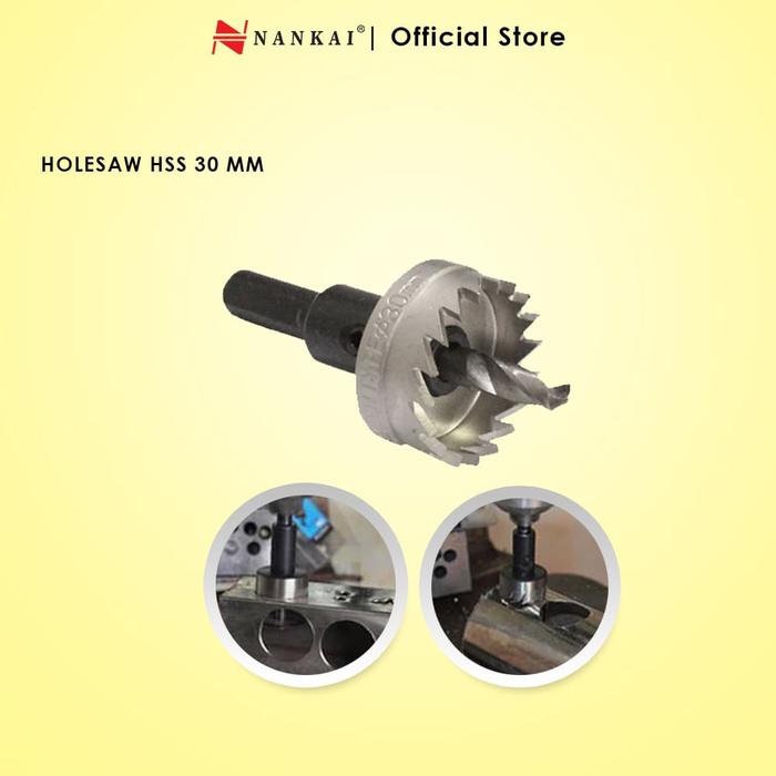 mata bor hss / pembolong besi 30mm Nankai