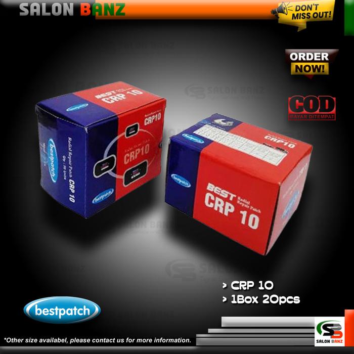 Bestpatch CRP10 1Box isi 20pcs - PAKET Patch Radial Repair CRP10 + Lem Bestpatch 75ml