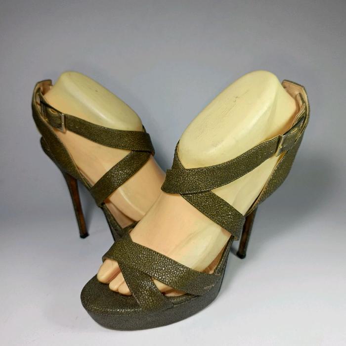Jimmy Choo original leather italian heels 37 size woman shoes