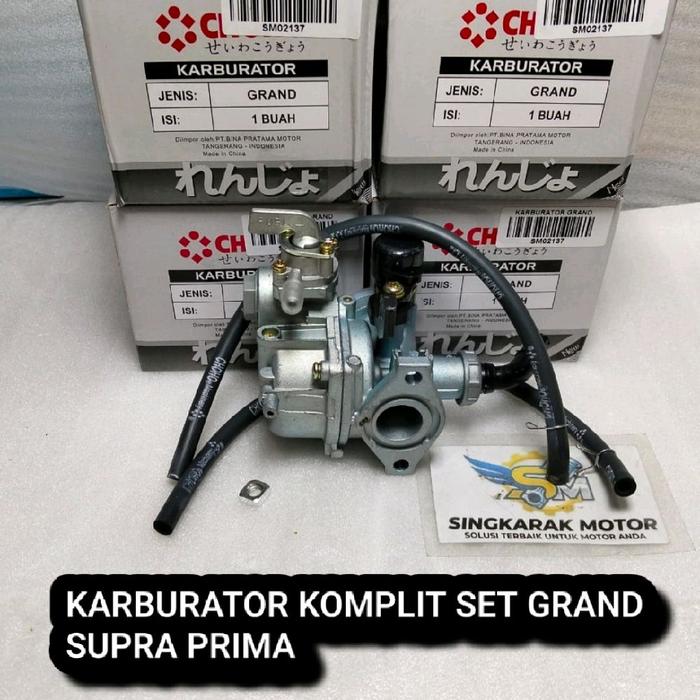 KARBURATOR CARBURATOR KOMPLIT SET ASSY HONDA GRAND SUPRA PRIMA CHOHO ORIGINAL