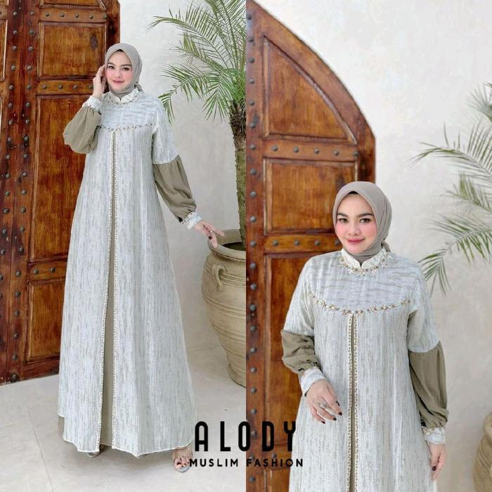 novita dress by alody /gamis novita alody