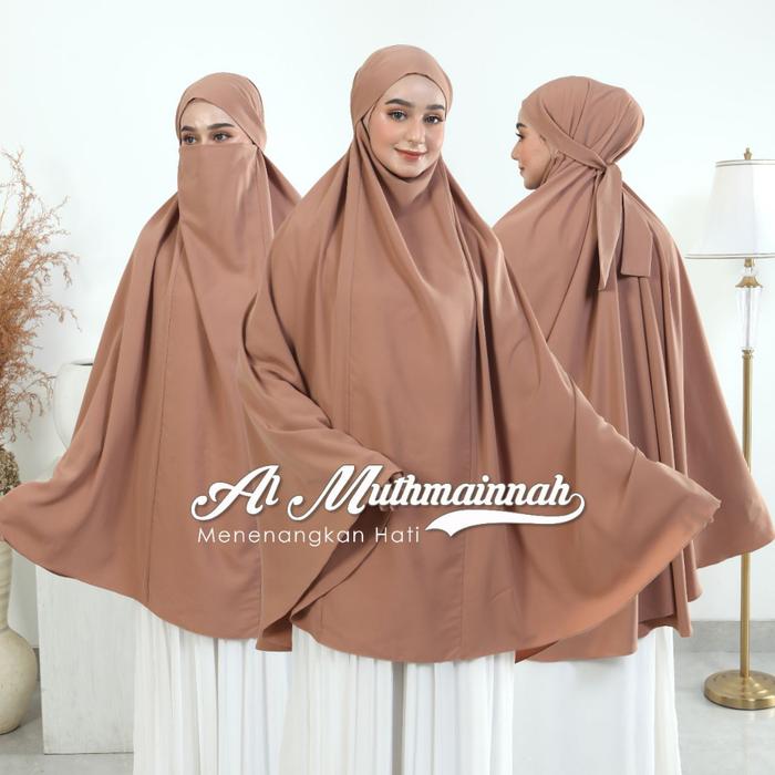 PREMIUM FRENCH KHIMAR HIJAB JILBAB NIQOB CADAR SYARI WOLFIS ADEM JUMBO XL - XXL BISA BUAT SHOLAT