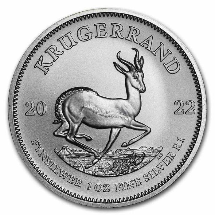 Perak  Krugerrand - Mixed Years- Fine Silver 1 oz