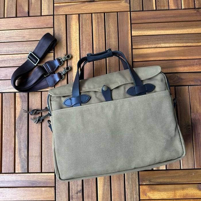 Filson rugged twill briefcase bag