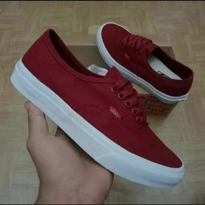 sepatu sneakers vans_112 authentic kasual wanita/pria sepatu sekolah