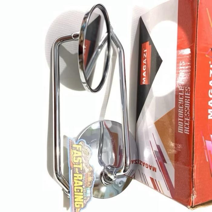 spion retro bulat crome panjang honda dan yamaha