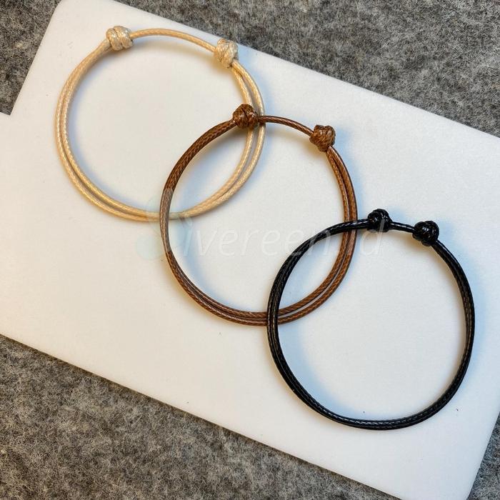 IVEREEN- Gelang Polos/ Gelang Couple / Gelang Hitam