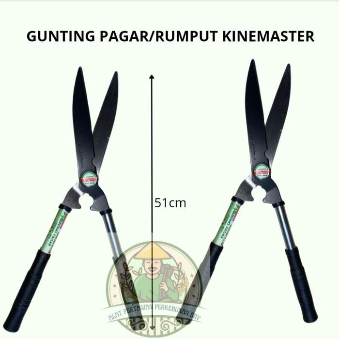 Gunting Pagar/Rumput Kinemaster Gagang Besi