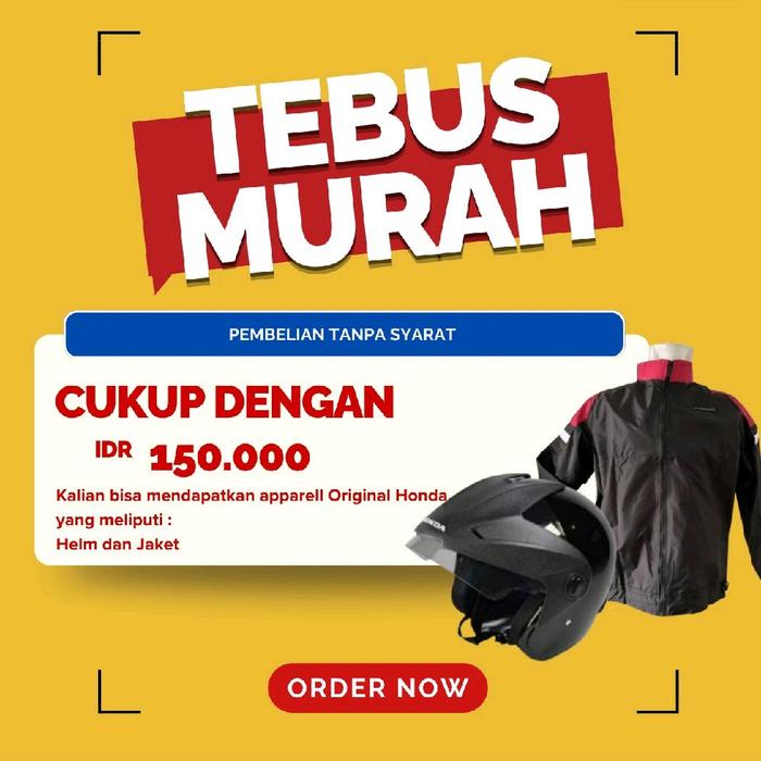 PROMO BUNDLING JAKET DAN HELM HONDA ORIGINAL!!