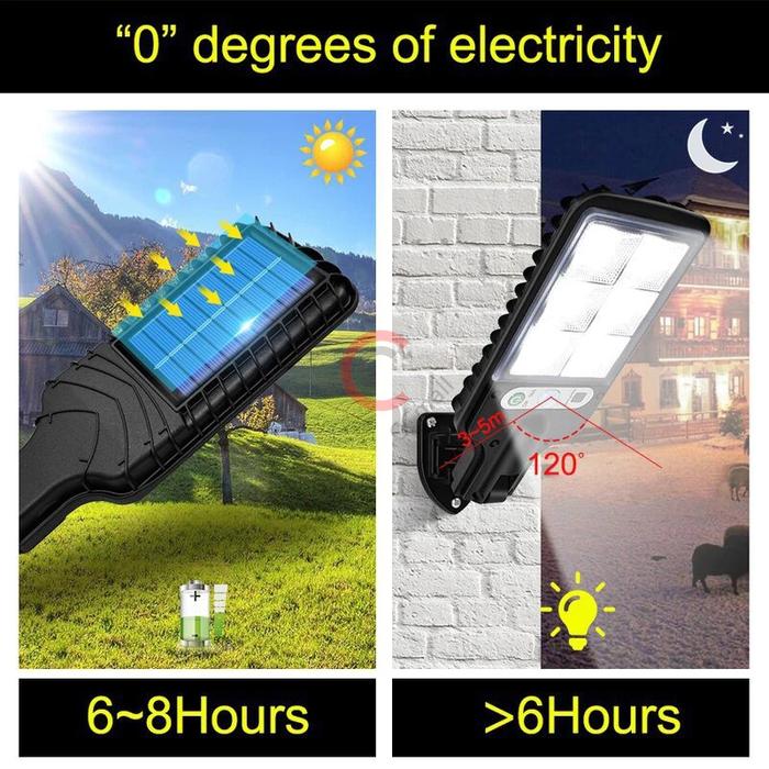 lampu surya lampu solar cell lampu outdoor Lampu jalan tenaga surya lampu taman Dengan kendali jarak