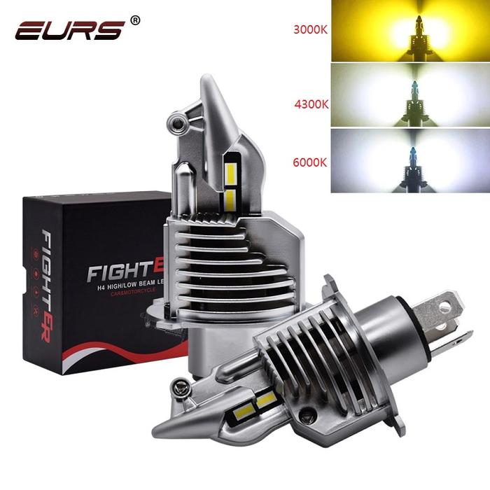 EURS Fighter H4 Led Car Headlight led Hi/Lo beam H4 headlamp 1:1