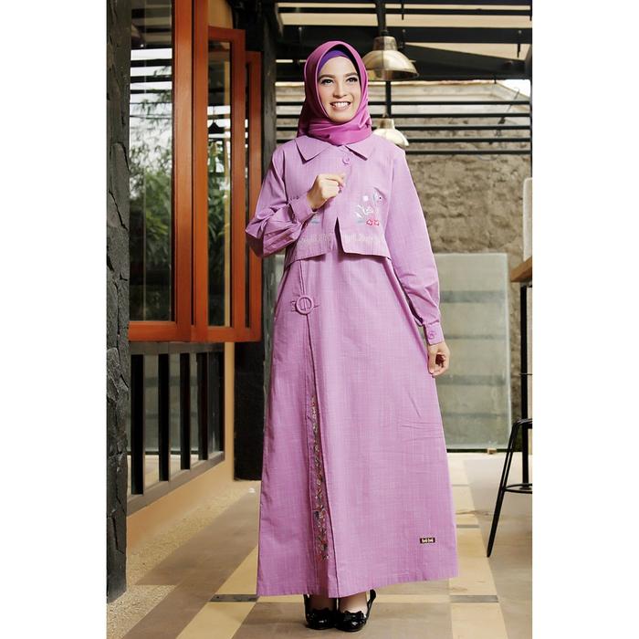 New Haitwo Gamis Dress Muslimah GM 09 katun donggala GM 9 Premium Haihai