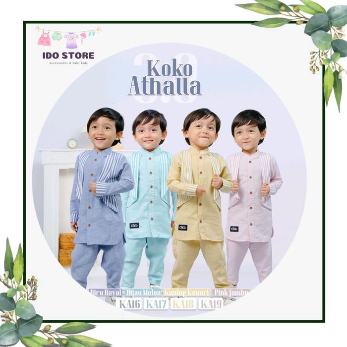 PREMIUM Terjamin baju koko anak laki laki couple ayah dan set baju kemko lebaran 2023 setelan muslim