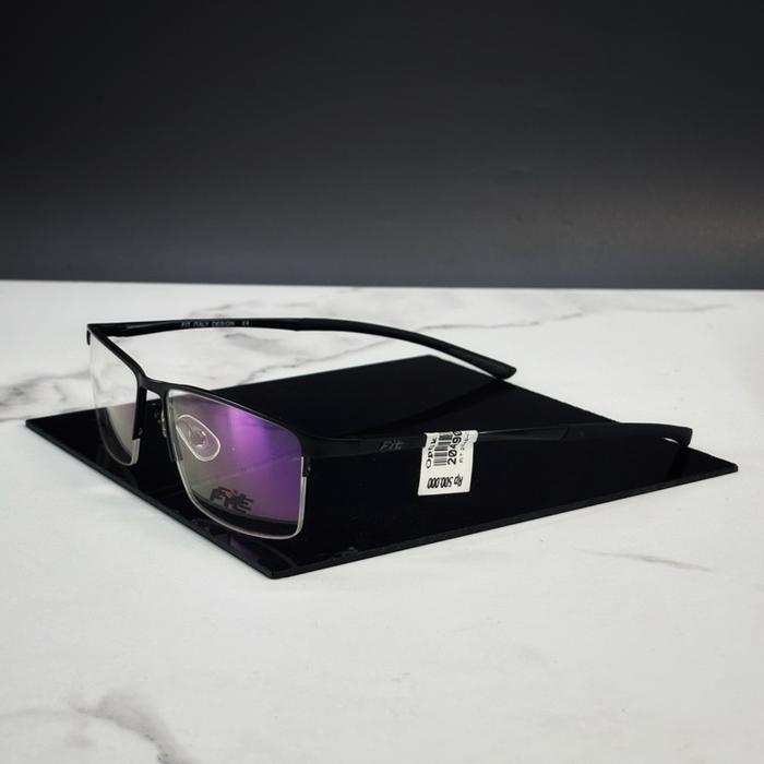 Kacamata Pria FIT Original F2049 Frame Metal Tipis Elegan | Kacamata sporty formal & Casual Ringan