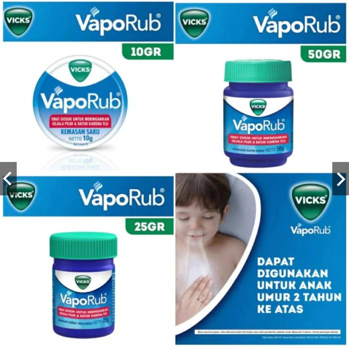 Vicks Vaporub Balsem Meringankan Gejala Batuk dan Pilek | Up anak 2th
