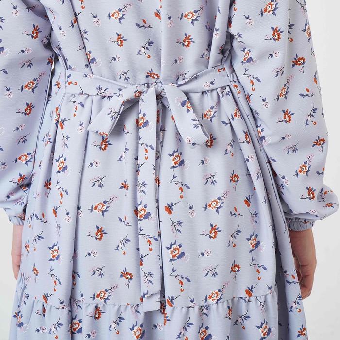 Lusianasae Kalalili Syar'I Premium/Gamis Busui Bahan Crinkle Soft Purple/Gamis Bunga Vintage/Gamis C