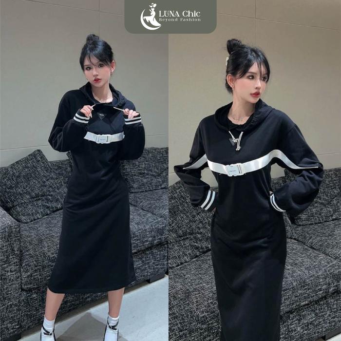BONITA HOODIE DRESS | Hoodie Dress Wanita Premium