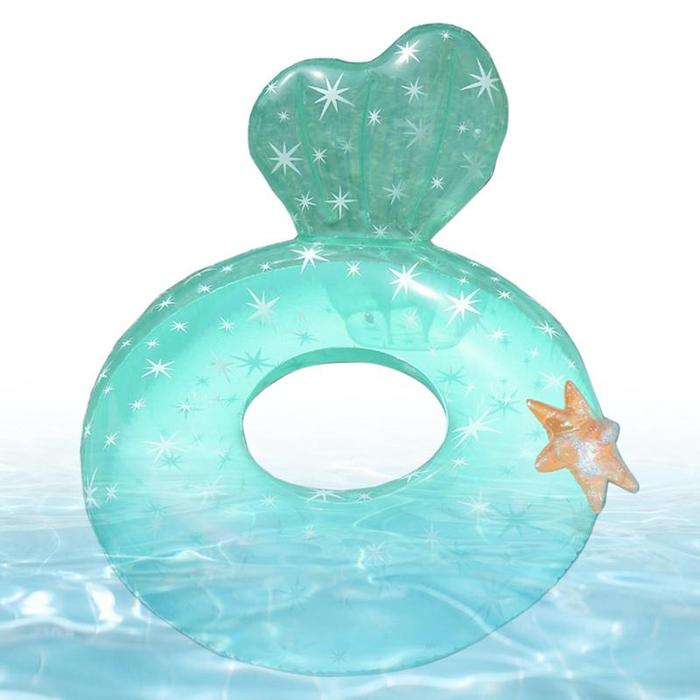 Pool Float Fishtail Inflatable Swimming Pool Lounger Shinning Pool
