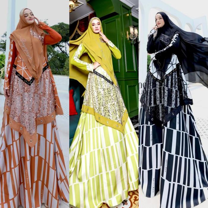Nisama set gamis syar'i by Qisya Jaya karmila