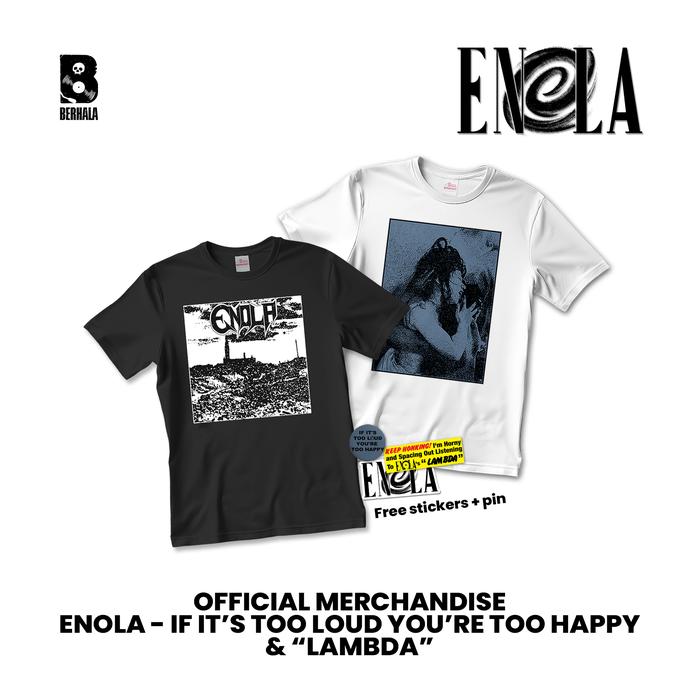 Enola - Lambda & If It's Too Loud You're Too Happy | T-shirt Band Original Merchandise