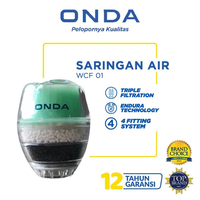 ONDA Saringan Kran Air Dapur 3 Lapisan Penyaring dan Anti Serangga & Bau WCF 01