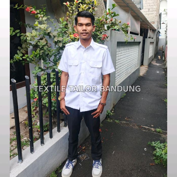 seragam Pdh putih & Seragam batik Korpri kualitas premium katun SemiWool Pria Baju Setelan Kerja Hit
