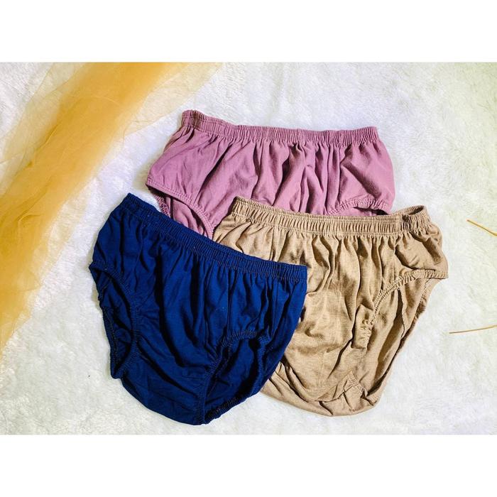 [ 10PCS ] CD Celana dalam Unisex dewasa polos murah bahan katun size M.L.XL.XXL Terlaris / Celana da