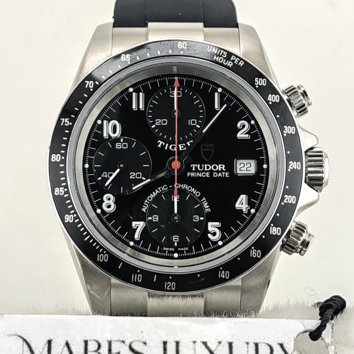 TUDOR Prince Date Chrono Time Automatic Jam Tangan Pria Kondisi Baik 100% Asli - Watches