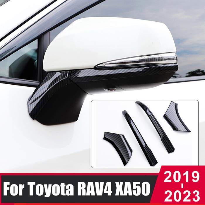 Car Rear View Mirror Sticker For Toyota RAV4 XA50 2019 2020 2021 2022