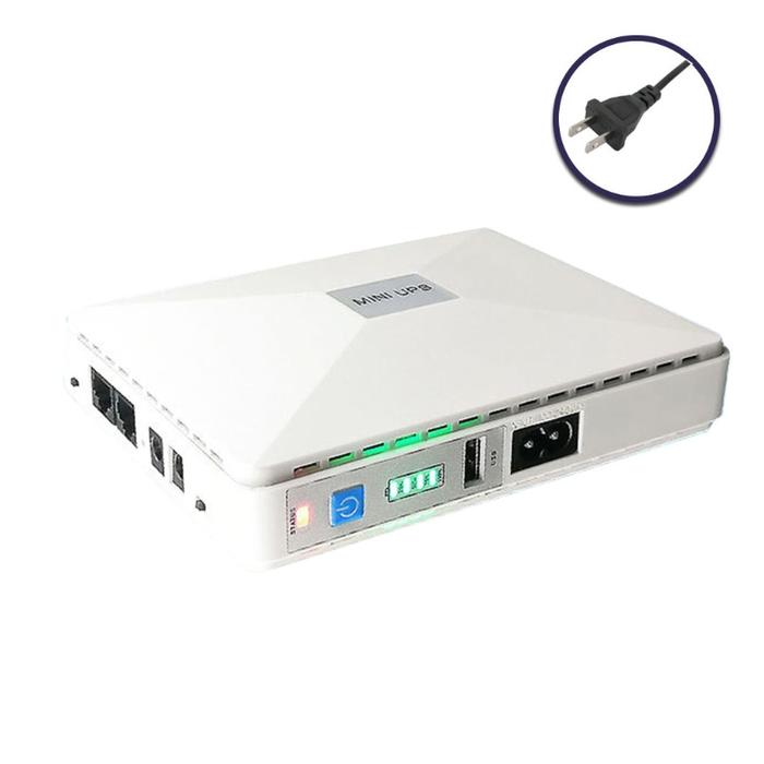 85AC 8000Mah Mini UPS 5V/9V/12V/15V/24V Uninterruptible Power Supply