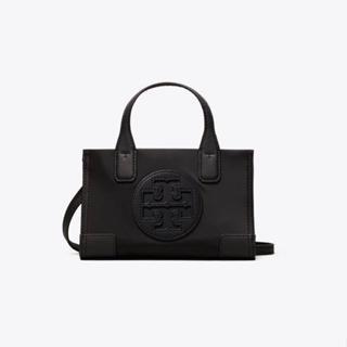 TAS TB Ella Micro Tote Bag Black Nylon Original TB