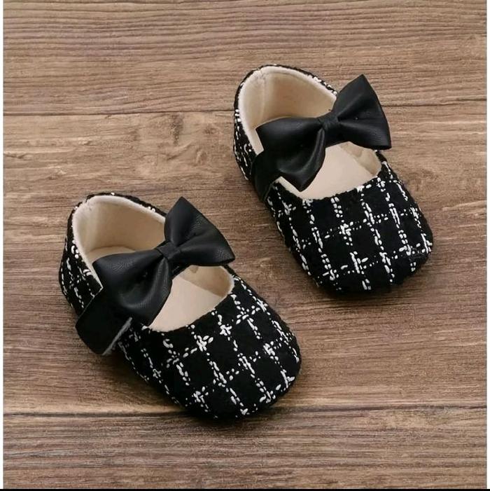 RF KIDS STORE Sepatu Baby Prewalker Perempuan BALLET LOAFER PITA ATAS Terbaru Usia 0-12 Bulan 1 Tahu