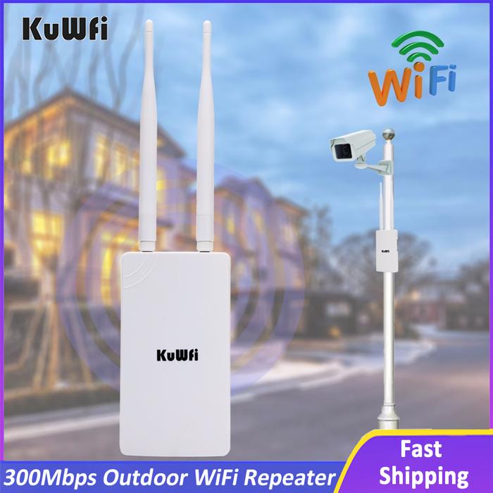 300Mbps 2.4GHz Outdoor WiFi Repeater WIFI Extender Wide-Area Indoor