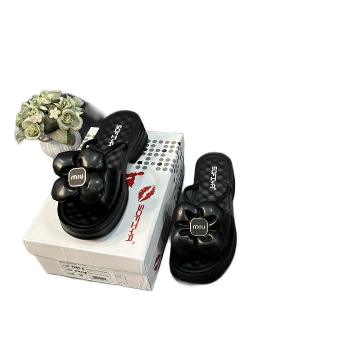 Sandal heels sofiya hitam wanita new Collection High