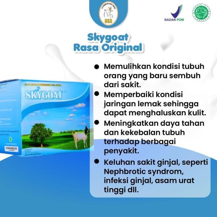 SKY GOAT SUSU KAMBING ETAWA BUBUK RASA ORIGINAL ISI 10 SACHET