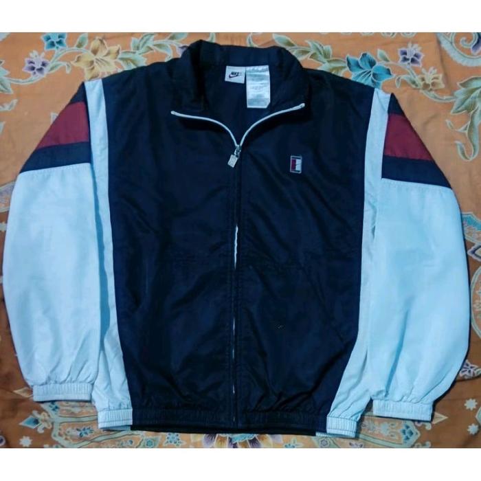 Jaket Windbreaker Nike Court Vintage ColorBlok Second