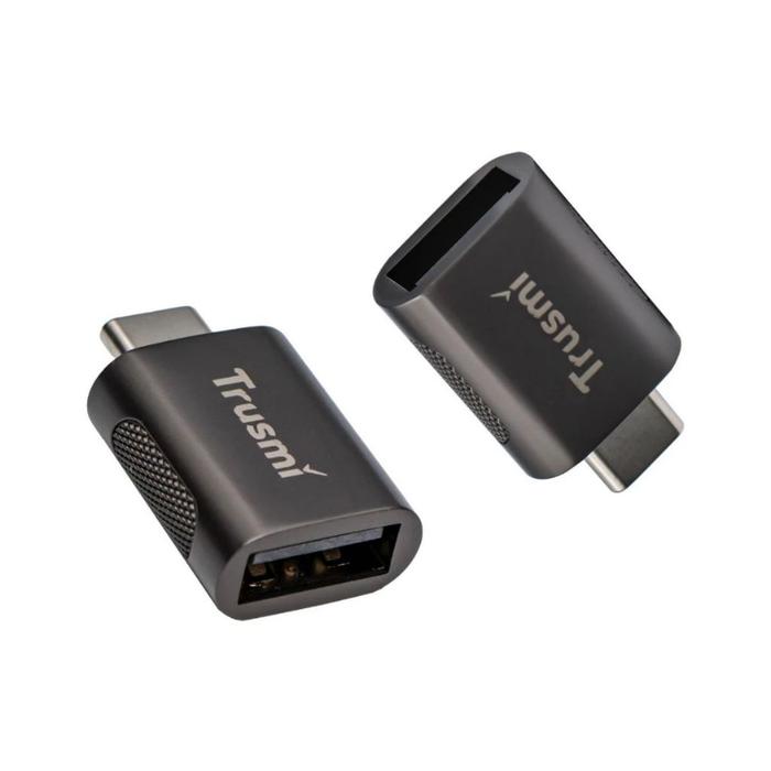 Cas & Transfer Data Trusmi Cepat OTG Converter HP & Laptop Adapter Type-C to USB-A Multifungsi-WM