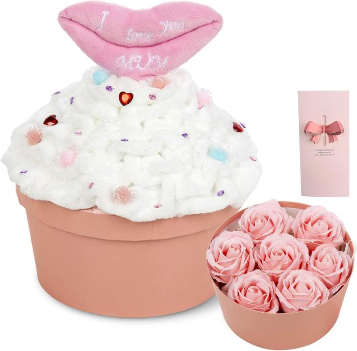 Flower Box Round Cardboard Gift Boxes Mother's Day Wedding Party Rose Flower Packaging Decoration Va