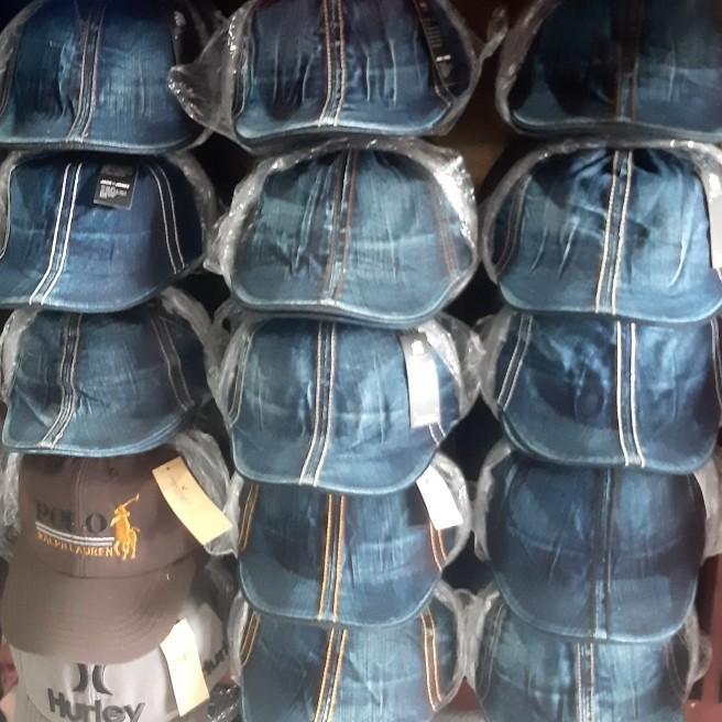 topi pet/topi copet Jeans polos
