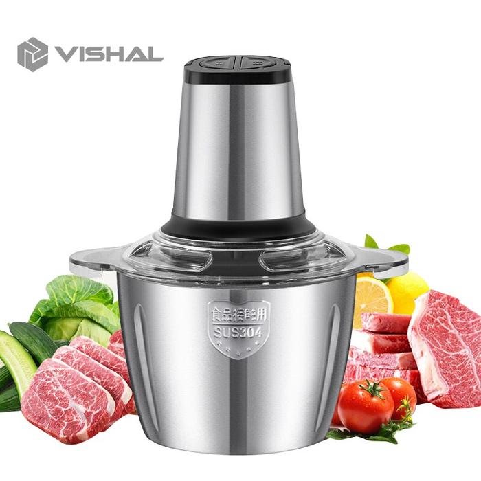 VISHAL Jumbo chopper Blender Elektrik Penggiling Penggiling Mixer Fruit Veg Blender Daging VS-1822