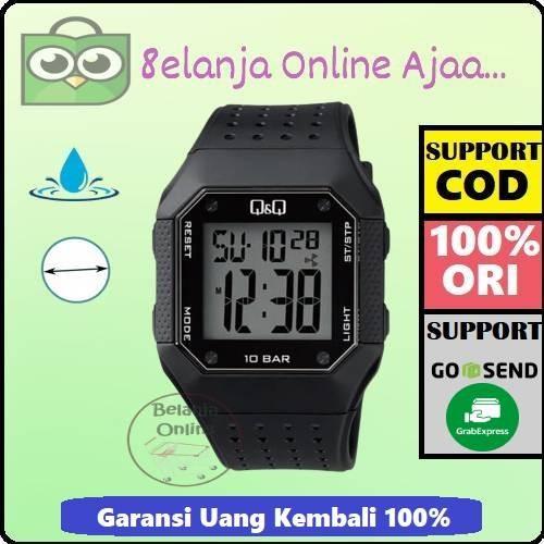Q&Q QQ QNQ Original Jam Tangan Pria Digital Anti Air QQ M158 001 Ori