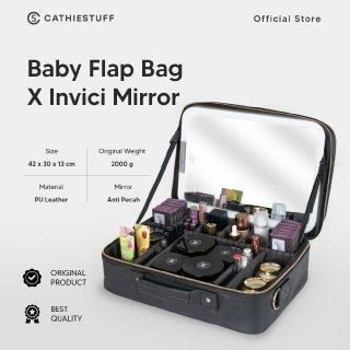 TERUJI Cathiestuff Baby Flap Bag  2.0 X Mirror I Makeup Bag Leather MUA
